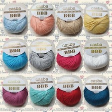 Gomitoli 100% cotone Egiziano extrabrillante morbido - art. CASBA by BBB filati