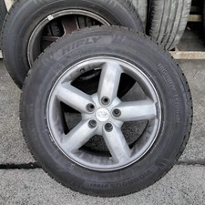 4 Cerchi in Lega 17 Originali + Gomme per Hyundai Santa Fe 2007 Come Nuovi!!