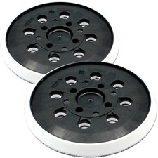 2 piastre abrasive velcro 125