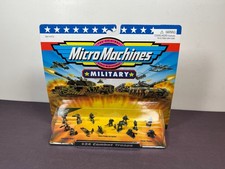Micro Machines Military #24 COMBAT TROOPS Set di Figurine 7000 1998 Galoob