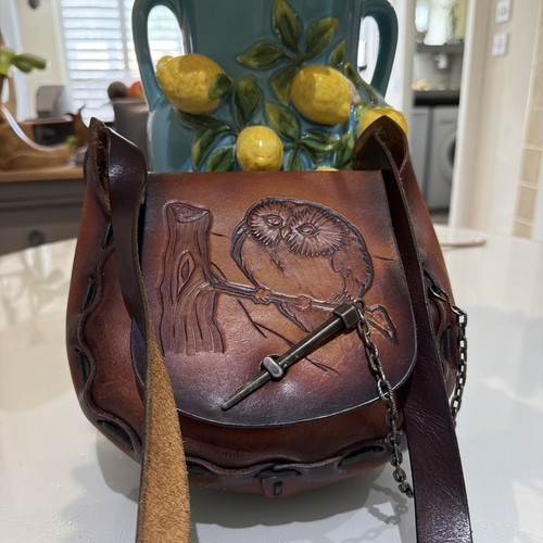 Borsa vintage pelle - in,