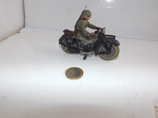 moto militare con soldatino