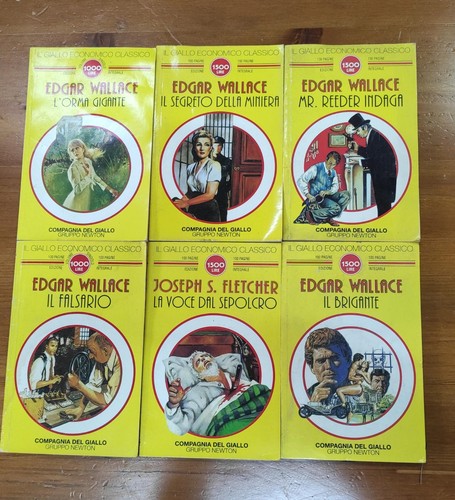 Lotto libri il giallo - lotto, 6