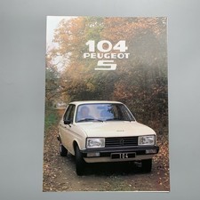 Peugeot 104 S Brochure