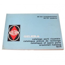 Catalogo ricambi Gilera 50 competizione enduro 1974