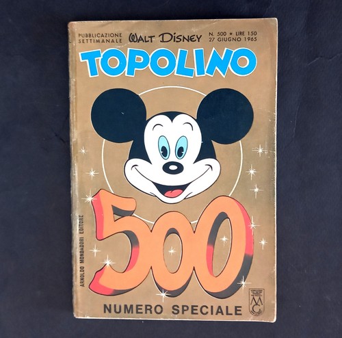 Topolino libretto 500 del 1965 - topolino,