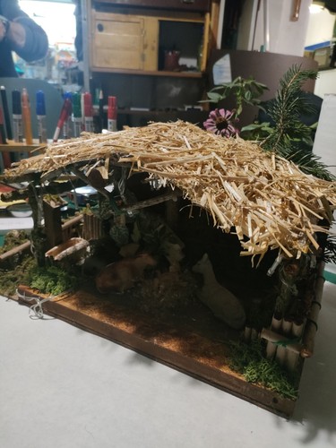 Presepe capanna legno - capanna,