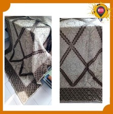 TAPPETO SARDO 150 X 220 LANA SARDA E COTONE TECNICA PIBIONES MARRONE BIANCO ROSA