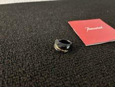 Anello Conchiglia Nero Bordo