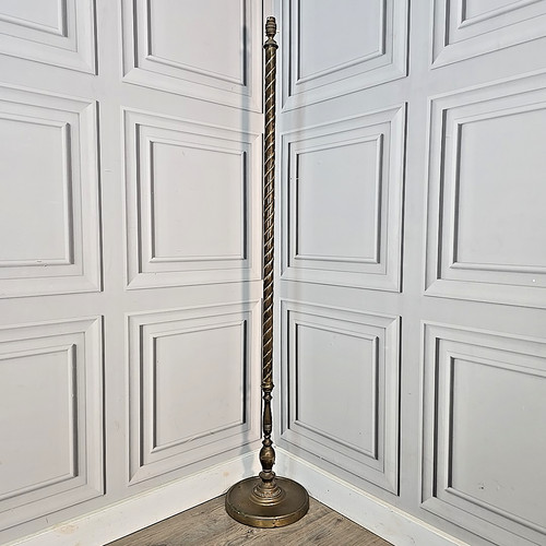 Vintage brass floor - brass,
