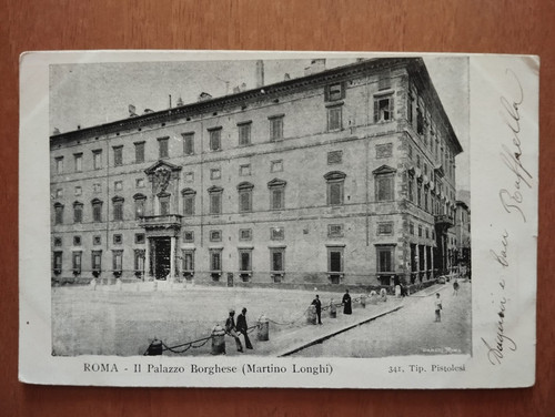 Roma palazzo borghese 1900 - -il,