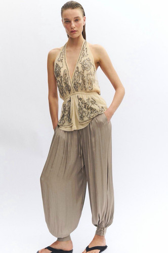 Top reggicalze ricamato zarazw - ricamato,