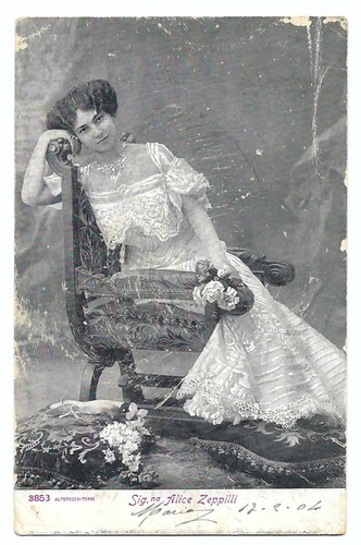 Alice zeppilli cartolina - alice,