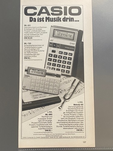 Calcolatrice casio melody - casio, melody-80