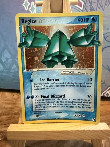 Regice gold star ex - 90/92,