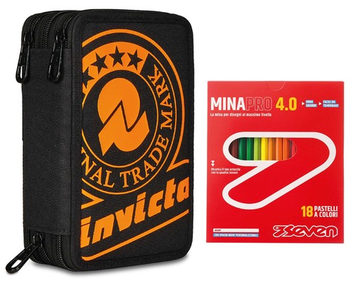 Invicta astuccio scuola zip - 3,