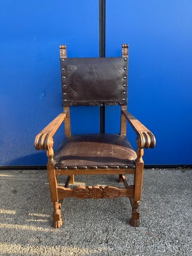 Poltrona trono rinascimento - poltrona,