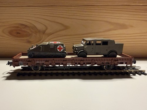 Roco carro pianale - roco, 1:87