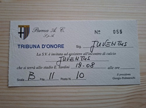Biglietto stadio parma - biglietto,