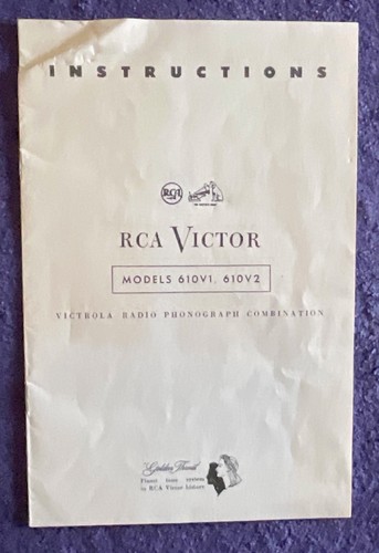 Rca victor 1947 - victor,