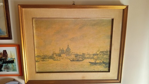Dipinto olio incorniciato - dipinto,