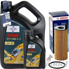 Filtro olio Bosch + Volpe GT1 PRO C3 adatto per BMW X3 F25 X4 F26 s/x Drive 18d + 20d