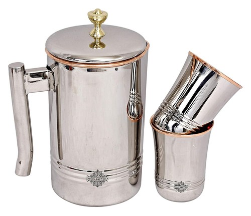 Acciaio rame caraffa - acciaio, brocca