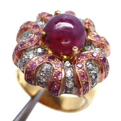 Argento 925 rubino - argento,