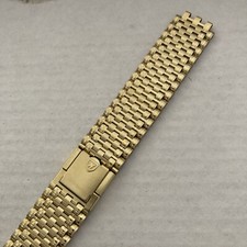 Vintage bracelet NSA - NOVAFIX, Gold Plated 18mm, Nivada NOS