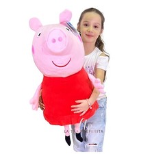 Peppa Pig 80cm Peluche XXL Originale Ragazzi Bambini Soft Plush