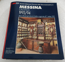 Elenco Telefonico SIP Messina 1983/94
