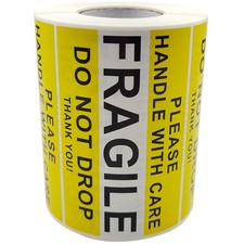 1 Rotolo Adesivi Cargo Fragili