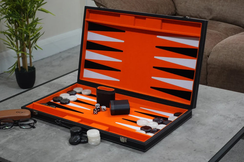 Set backgammon pelle - backgammon, in