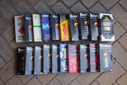 Nastri per cassette vhs - 20,