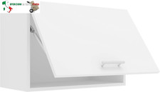 Pensile 1 Anta, Legno ingegnerizzato, Bianco, Taglia Unica