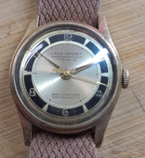 Orologio da polso Laco Sport vintage meccanico carica manuale 17 Jewels