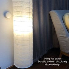 Lampada da terra carta di riso