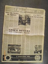 L'AUTOMOBILE - Anno XII n° 32 - 5 Agosto 1956