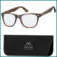 Occhiali da lettura uomo donna montana vista 1,5 anti luce blu rettangolari pc