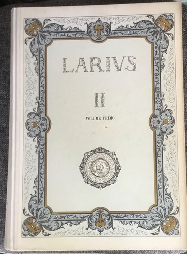 Larius tomo vol i - tomo,