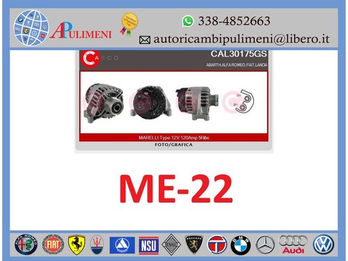 Alternatore 12v 120 alfa - alternatore,