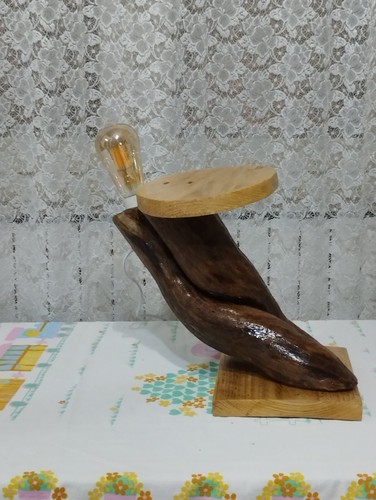 Lampada artigianale terra - lampada,