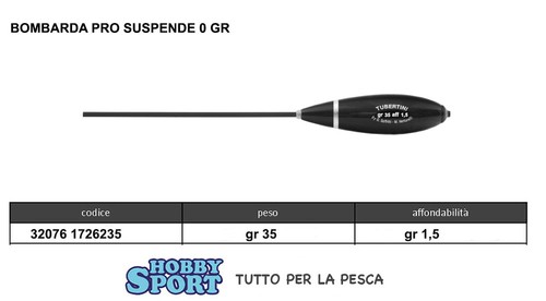 Bombarda serie pro - serie, suspende