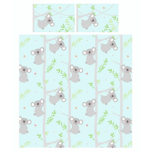 Set copripiumino singolo koala - copripiumino,