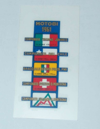 Adesivo serbatoio motobi 1964 - serbatoio,