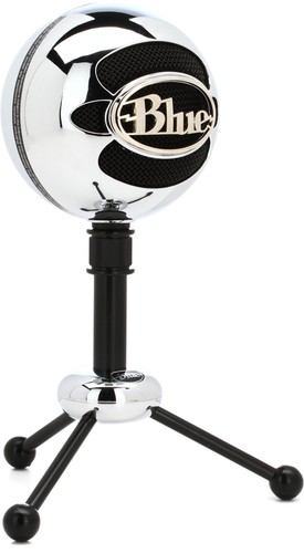 Snowball microfono usb blu - microfono,