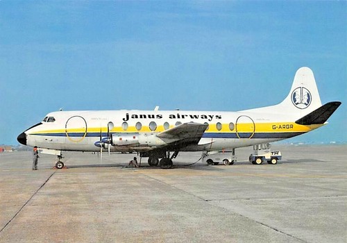 Airline postcards janus - airline,