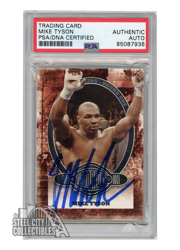 Scheda autografa mike tyson - scheda,