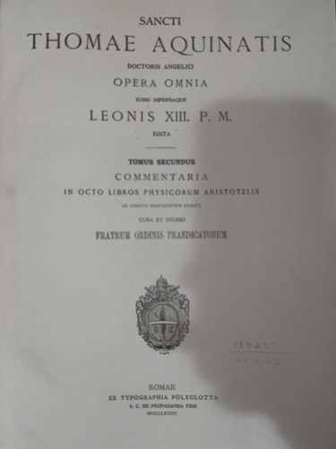 Commento alla fisica - alla,