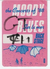 The Moody Blues Backstage Pass